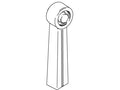 KOHLER Handle, Bath Lever - Vibrant Brushed Bronze, K-1066100-B-BV