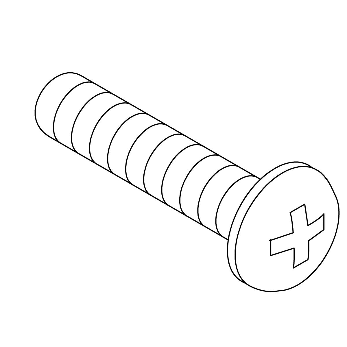 KOHLER Screw, 1/4-20 X 1.500, Round Head, K-1066746