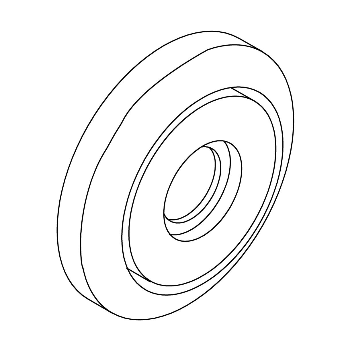 KOHLER Escutcheon - Vibrant Brushed Nickel, K-1066915-BN
