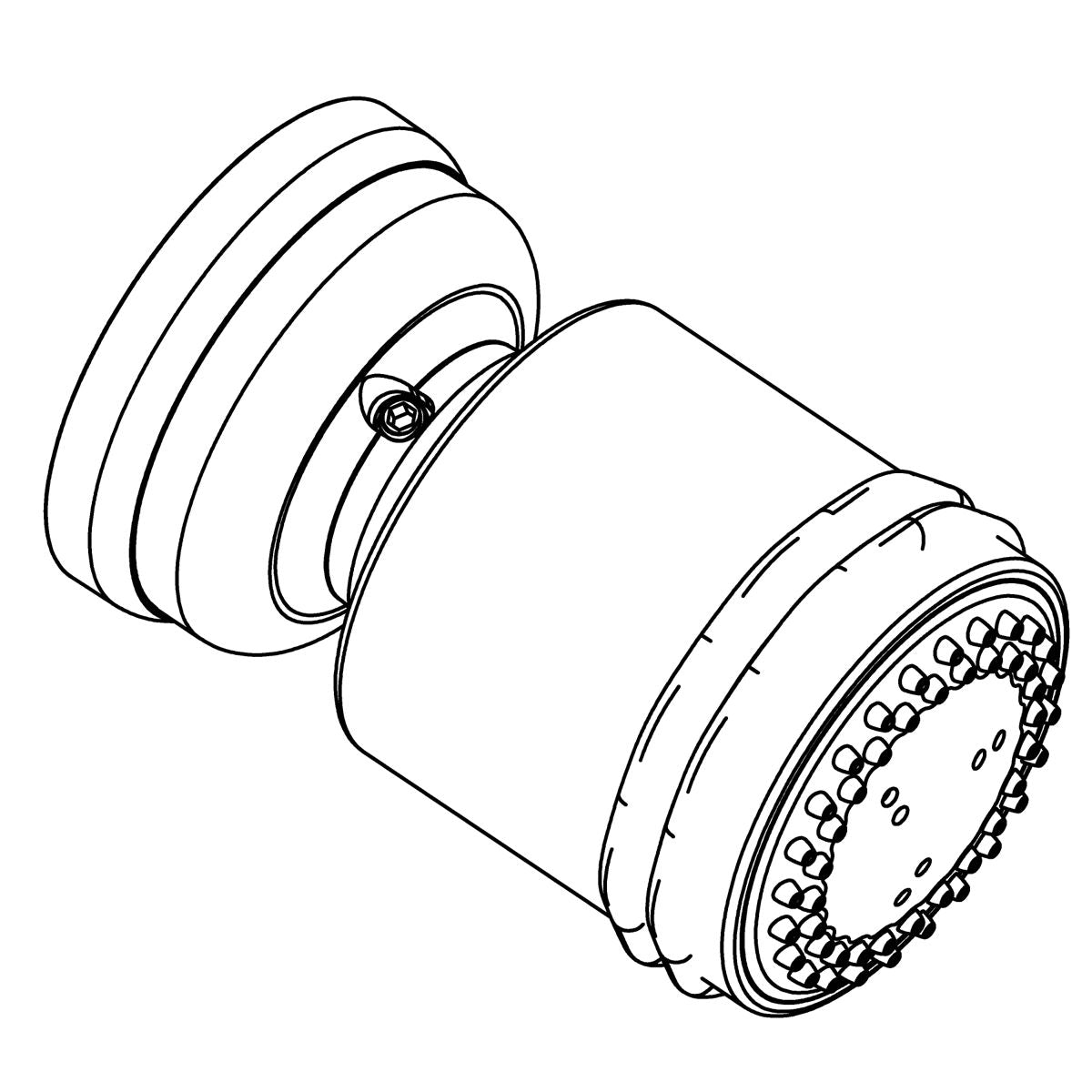 KOHLER Assembly Low Flow Bodyspray - Vibrant Brushed Nickel, K-1066934-BN