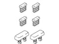 KOHLER Toilet Seat Bumper Kit, K-1067367