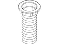 KOHLER Nut-Flange, Drain - Vibrant Brushed Nickel, K-1069623-BN