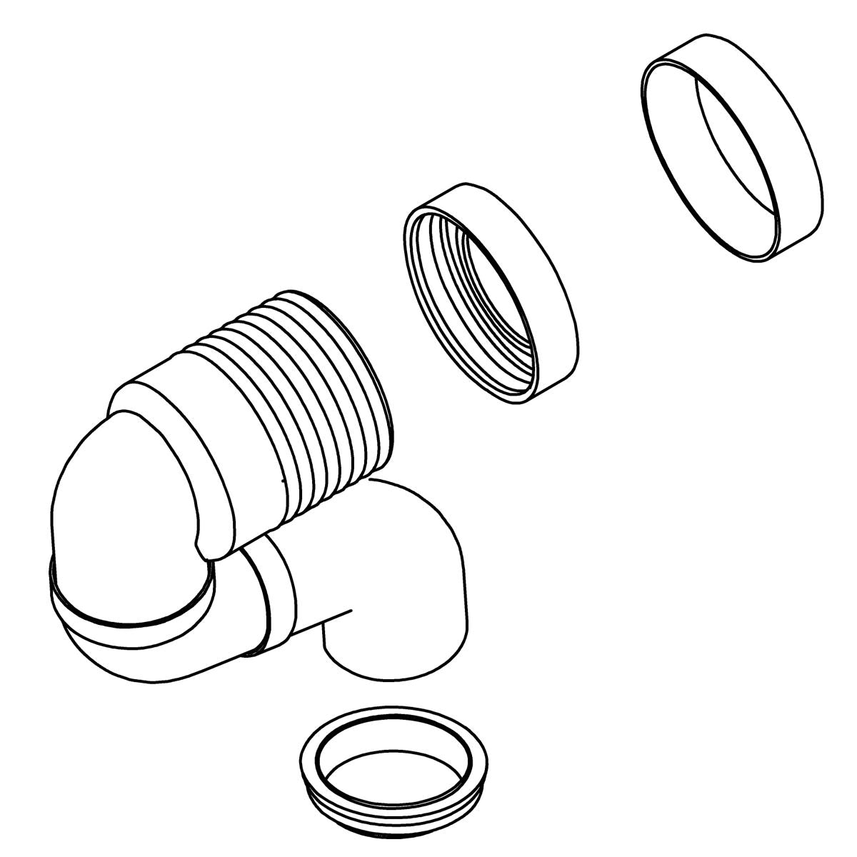 KOHLER Waste Connector Assembly, K-1070830