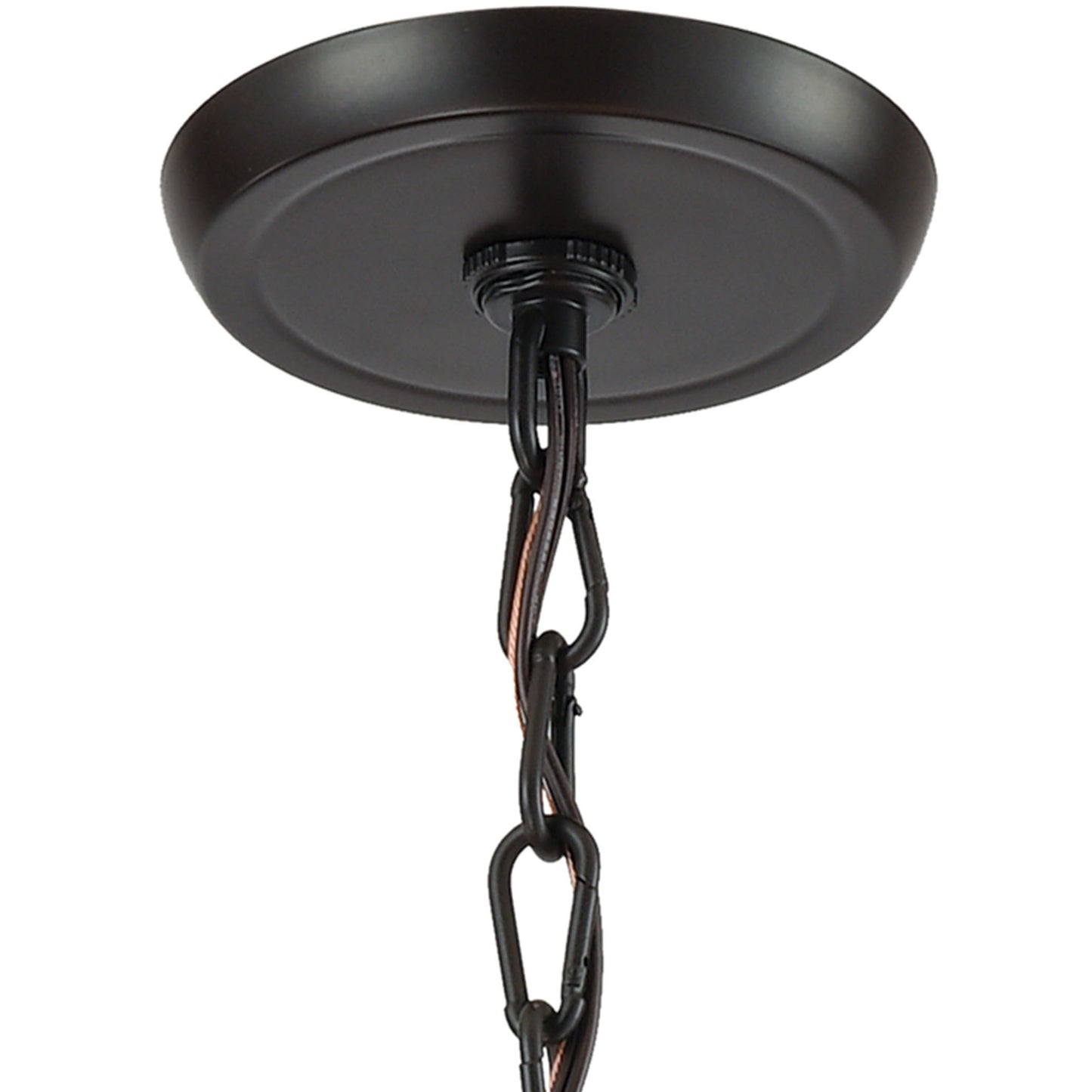 ELK SHOWROOM 10711/3 Weaverton 19'' Wide 3-Light Chandelier - Oil Rubbed Bronze