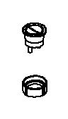 KOHLER Button Assembly - Polished Chrome, K-1072961-CP