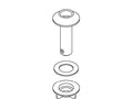 KOHLER Spray Holder Kit - Polished Chrome, K-1074272-CP