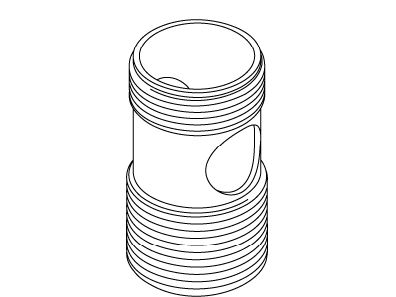 KOHLER Body, Grid Drain - Bright Chrome, K-1074273-BC