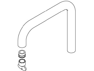 KOHLER Spout Kit - Vibrant Stainless, K-1074276-VS