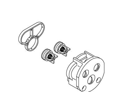 KOHLER SPACER/CHECK VALVE KIT, K-1074397
