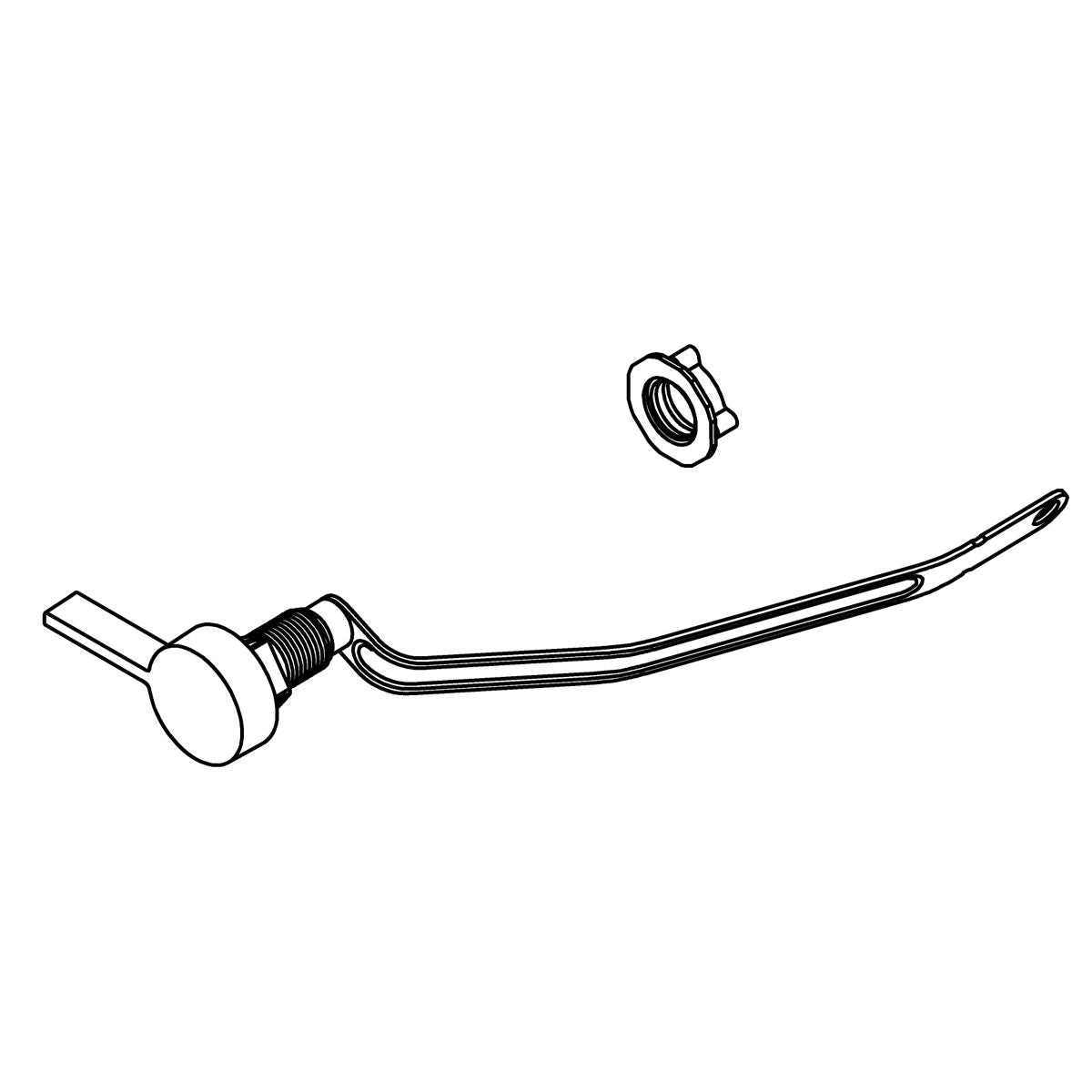 KOHLER Trip Lever Kit - Vibrant Brushed Nickel, K-1075394-BN