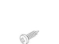 KOHLER Screw, #8 X .625, Thrd Form, Ss, K-1081232