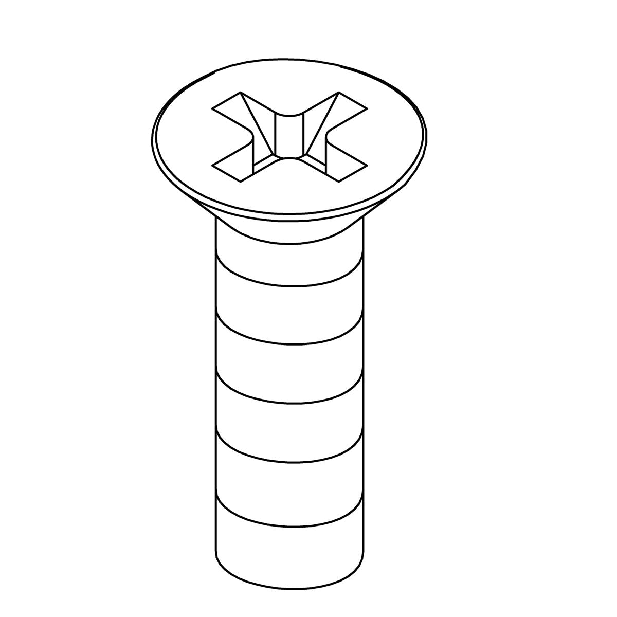 KOHLER 10-24 Brass Screw - Vibrant Rose Gold, K-1082514-RGD