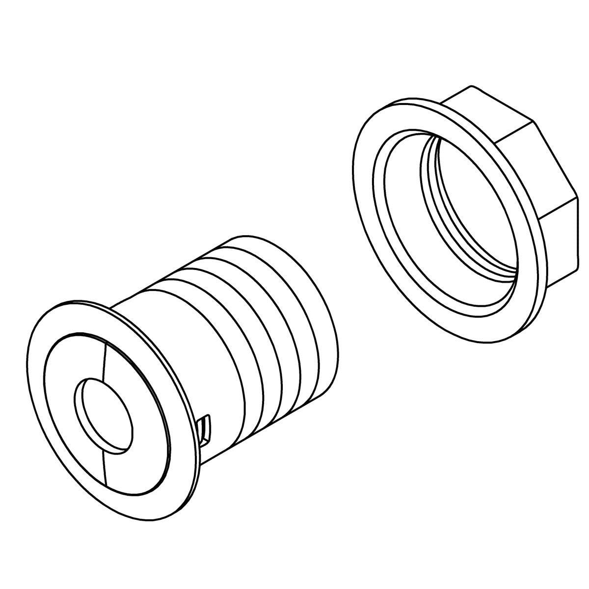 KOHLER Inlet Cover Assembly - Honed Black, K-1084387-HB1