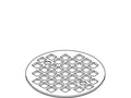 KOHLER Strainer Plate Round - Matte Black, K-1084501-BL
