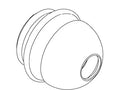 KOHLER Handle Bonnet - Polished Chrome, K-1085787-CP
