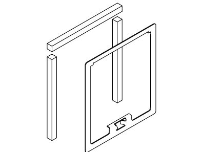KOHLER SEAL PLATE GASKET KIT, K-1087090
