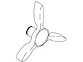 KOHLER Handle, Tri - Polished Chrome, K-1087092-CP