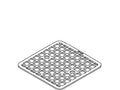 KOHLER Strainer Plate Square - Matte Black, K-1087472-BL