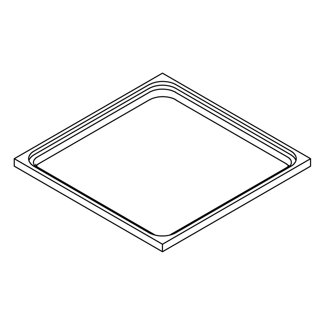 KOHLER Strainer Ring Square - NA, K-1087473-TVN