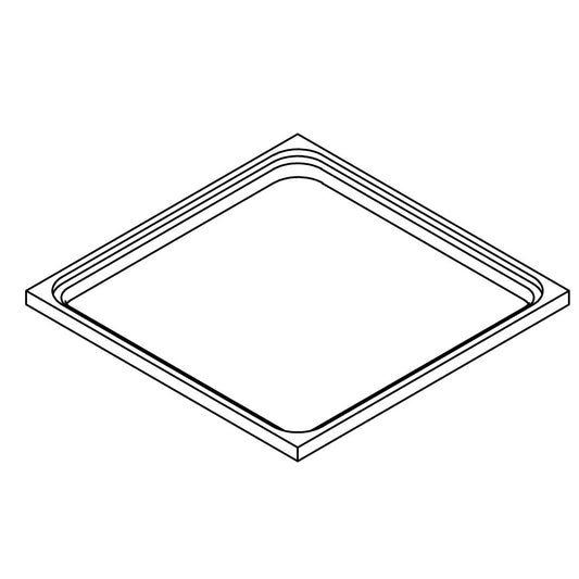 KOHLER Strainer Ring Square - Vibrant Titanium, K-1087473-TT