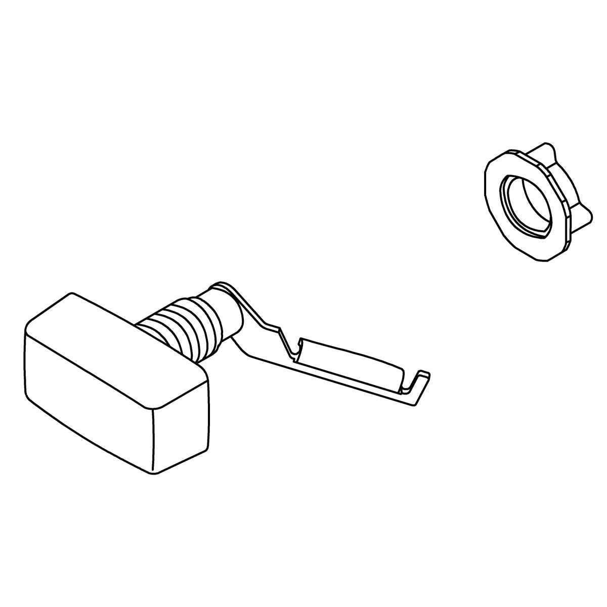 KOHLER Lh Trip Lver Kit - Polished Chrome, K-1089001-CP