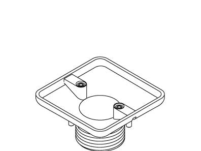 KOHLER Strainer Body Square, K-1089551