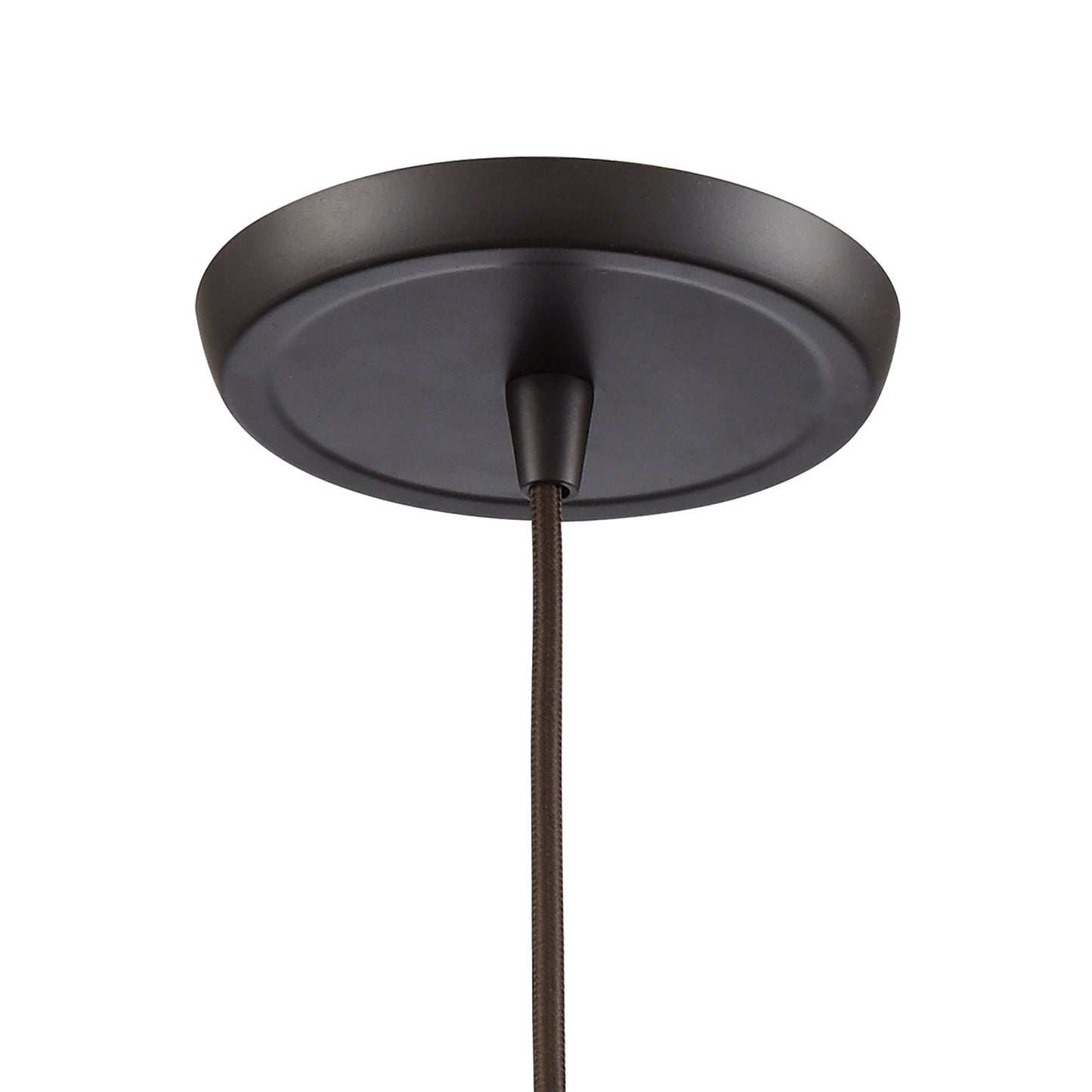 ELK SHOWROOM 10905/1 Barrel 8'' Wide 1-Light Mini Pendant - Oil Rubbed Bronze