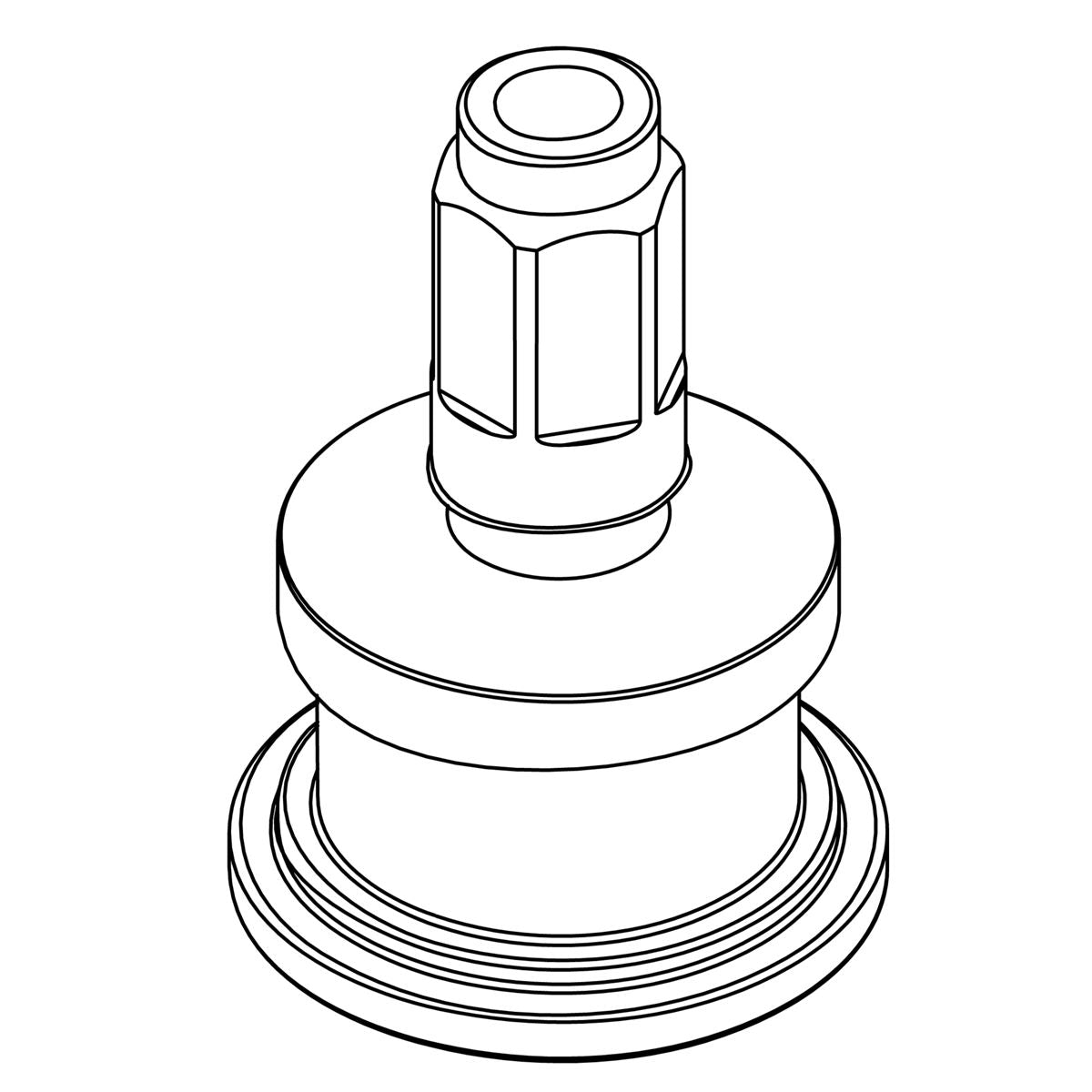 KOHLER Stem Extension - Rough Plate, K-1090753-RP