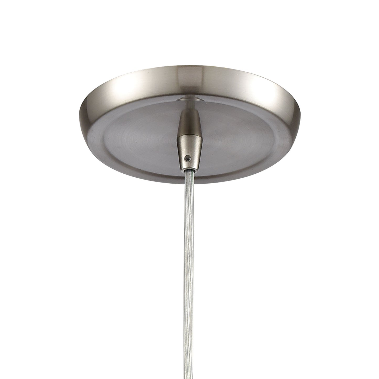 ELK SHOWROOM 10915/1 Barrel 8'' Wide 1-Light Mini Pendant - Satin Nickel