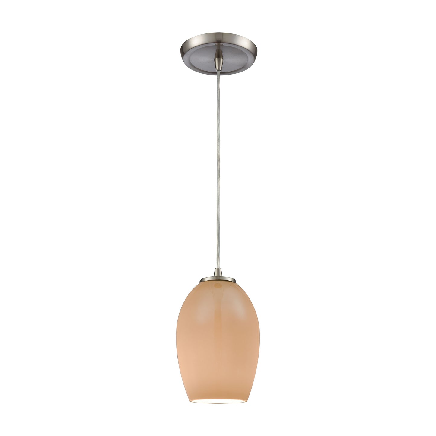 ELK SHOWROOM 10930/1 Villiska 5'' Wide 1-Light Mini Pendant - Satin Nickel