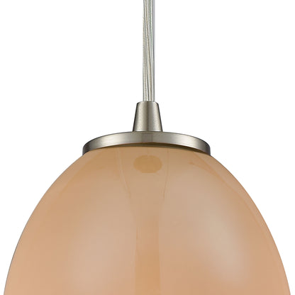 ELK SHOWROOM 10930/1 Villiska 5'' Wide 1-Light Mini Pendant - Satin Nickel