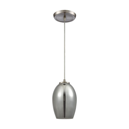 ELK SHOWROOM 10930/1 Villiska 5'' Wide 1-Light Mini Pendant - Satin Nickel