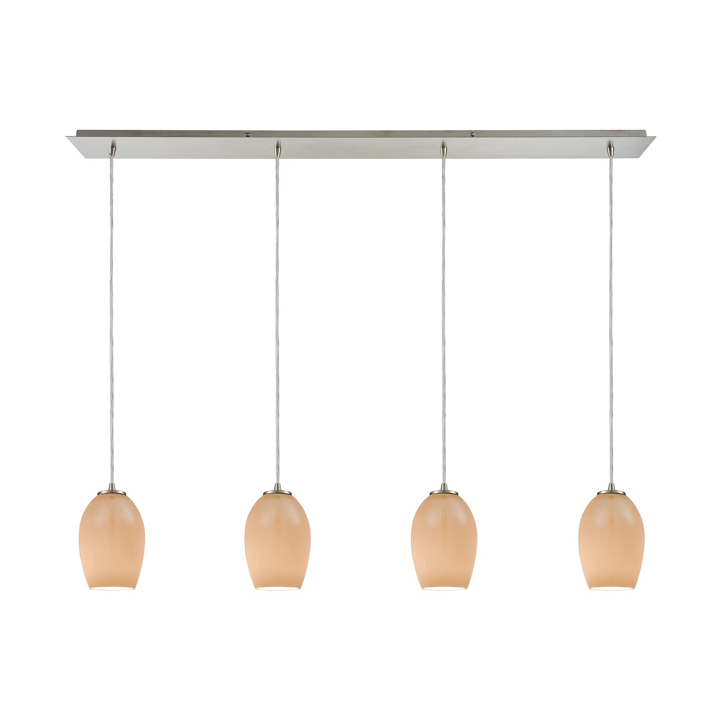 ELK SHOWROOM 10930/4LP Villiska 46'' Wide 4-Light Mini Pendant - Satin Nickel