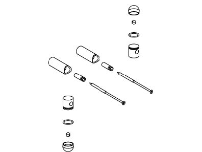 KOHLER Kit, Slidebar - Polished Chrome, K-1093333-CP