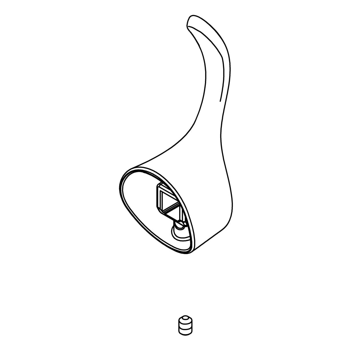 KOHLER Handle Kit - Matte Black, K-1093677-BL
