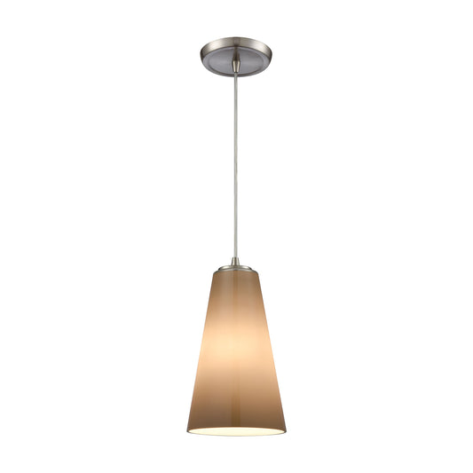 ELK SHOWROOM 10940/1 Connor 6'' Wide 1-Light Mini Pendant - Satin Nickel