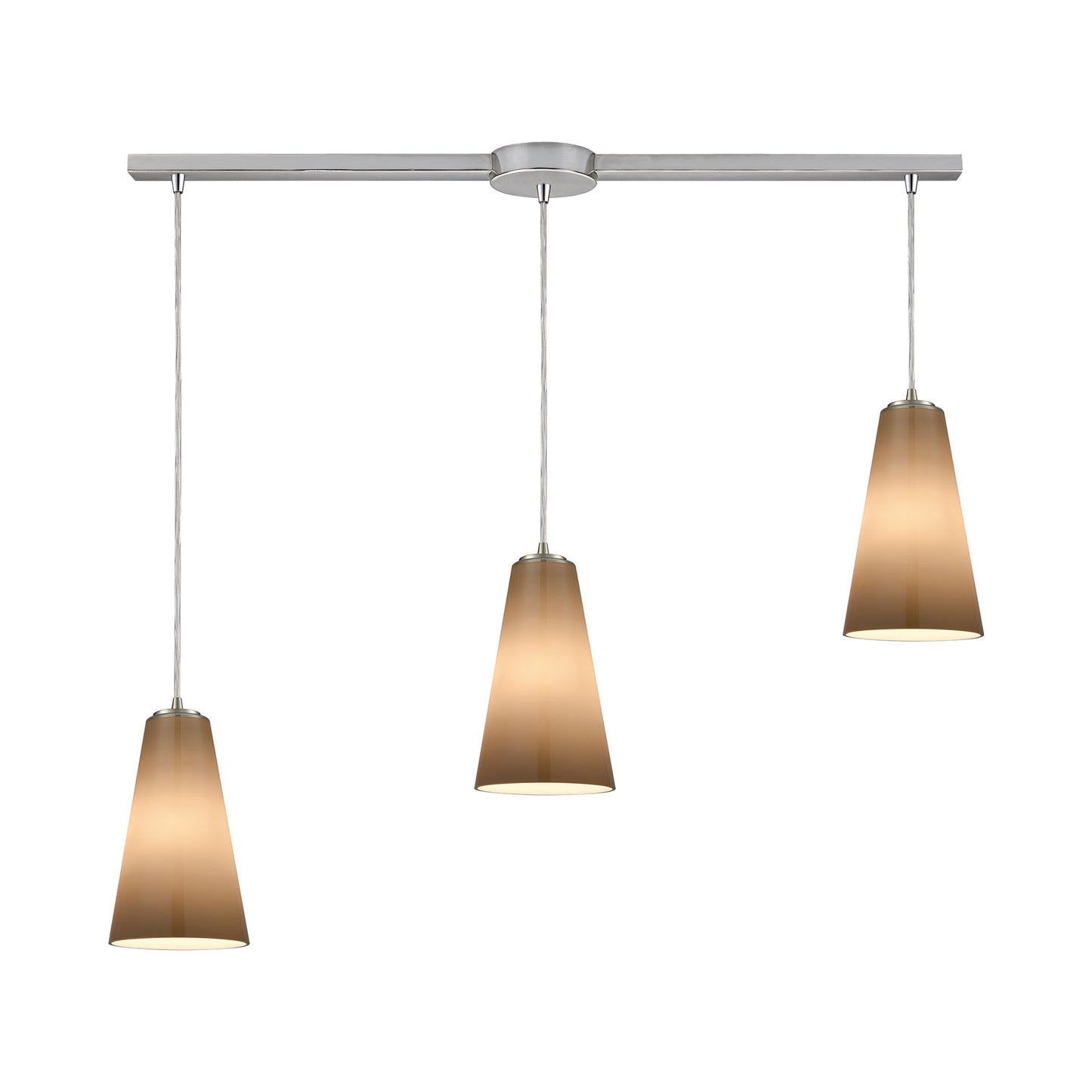 ELK SHOWROOM 10940/3L Connor 38'' Wide 3-Light Mini Pendant - Satin Nickel