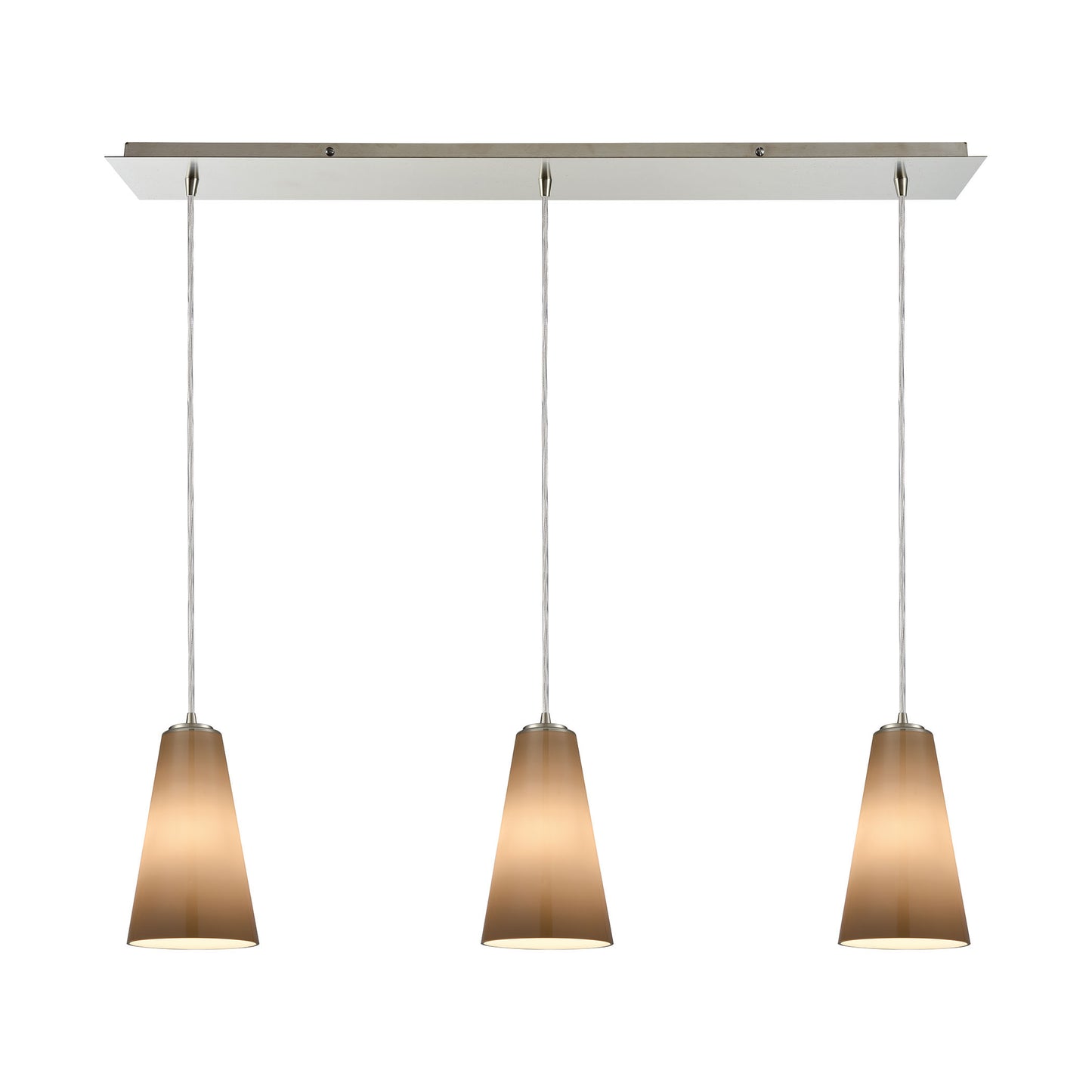 ELK SHOWROOM 10940/3LP Connor 36'' Wide 3-Light Mini Pendant - Satin Nickel