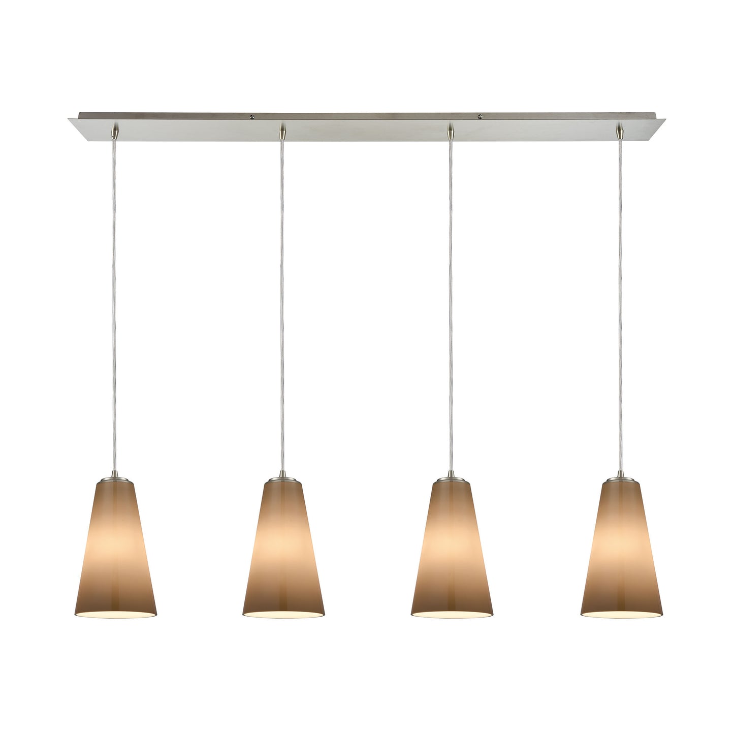 ELK SHOWROOM 10940/4LP Connor 46'' Wide 4-Light Mini Pendant - Satin Nickel