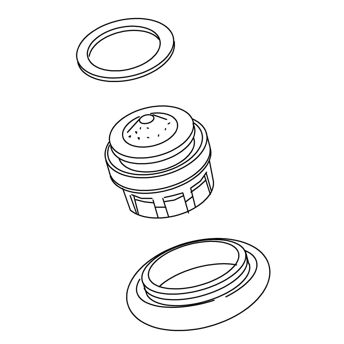 KOHLER Aerator Kit, 1.5 Gpm - Oil-Rubbed Bronze, K-1097762-2BZ