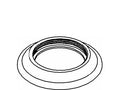 KOHLER Escutcheon, Handle - Vibrant Brushed Nickel, K-1099233-BN