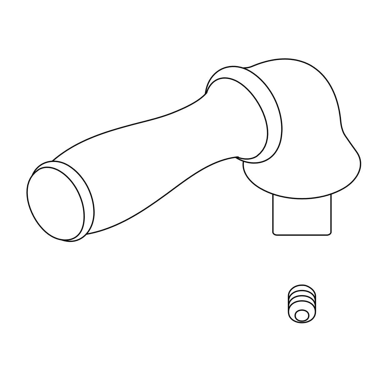 KOHLER Handle Kit - Polished Chrome, K-1100417-CP