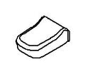 KOHLER HINGE- COVER - Black Black, K-1100507-7