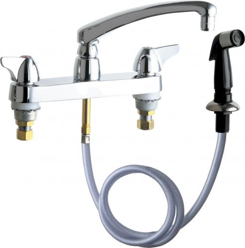 Chicago Faucets 1102-Abcp Top Mount Sink Faucet