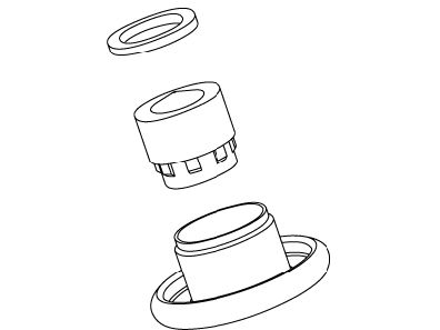 KOHLER Aerator Kit, 1.5 Gpm - Vibrant Brushed Bronze, K-1103119-BV