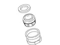 KOHLER Aerator Kit, 1.5 Gpm, Medium - Bright Chrome, K-1103459-BC