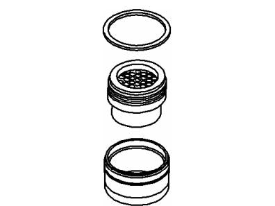 KOHLER Aerator Assembly, 1.5 Gpm, Large - Brushed Chrome, K-1103469-G