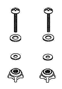 KOHLER Toilet Seat Hardware Kit, K-1104015
