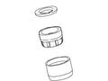 KOHLER Aerator Kit, 1.5 Gpm - Polished Chrome, K-1105050-CP