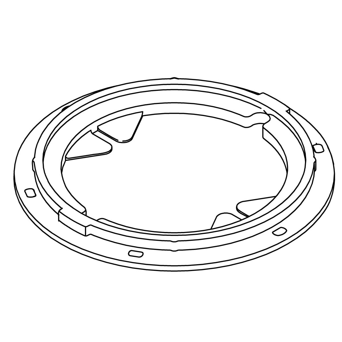 KOHLER Escutcheon - Black Black, K-1106466-7